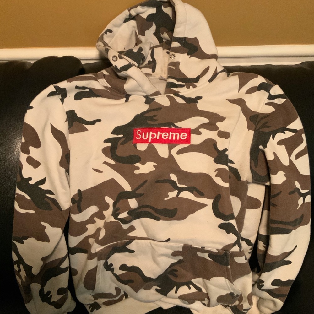 Supreme Cow Camouflage Hoodie